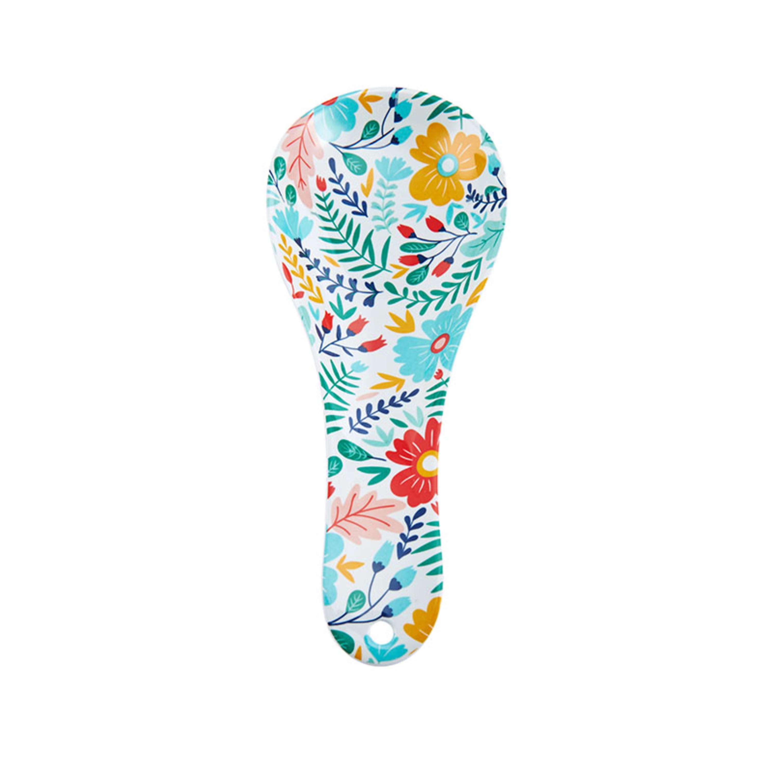 Farberware Professional Floral Pattern Melamine Spoon Rest