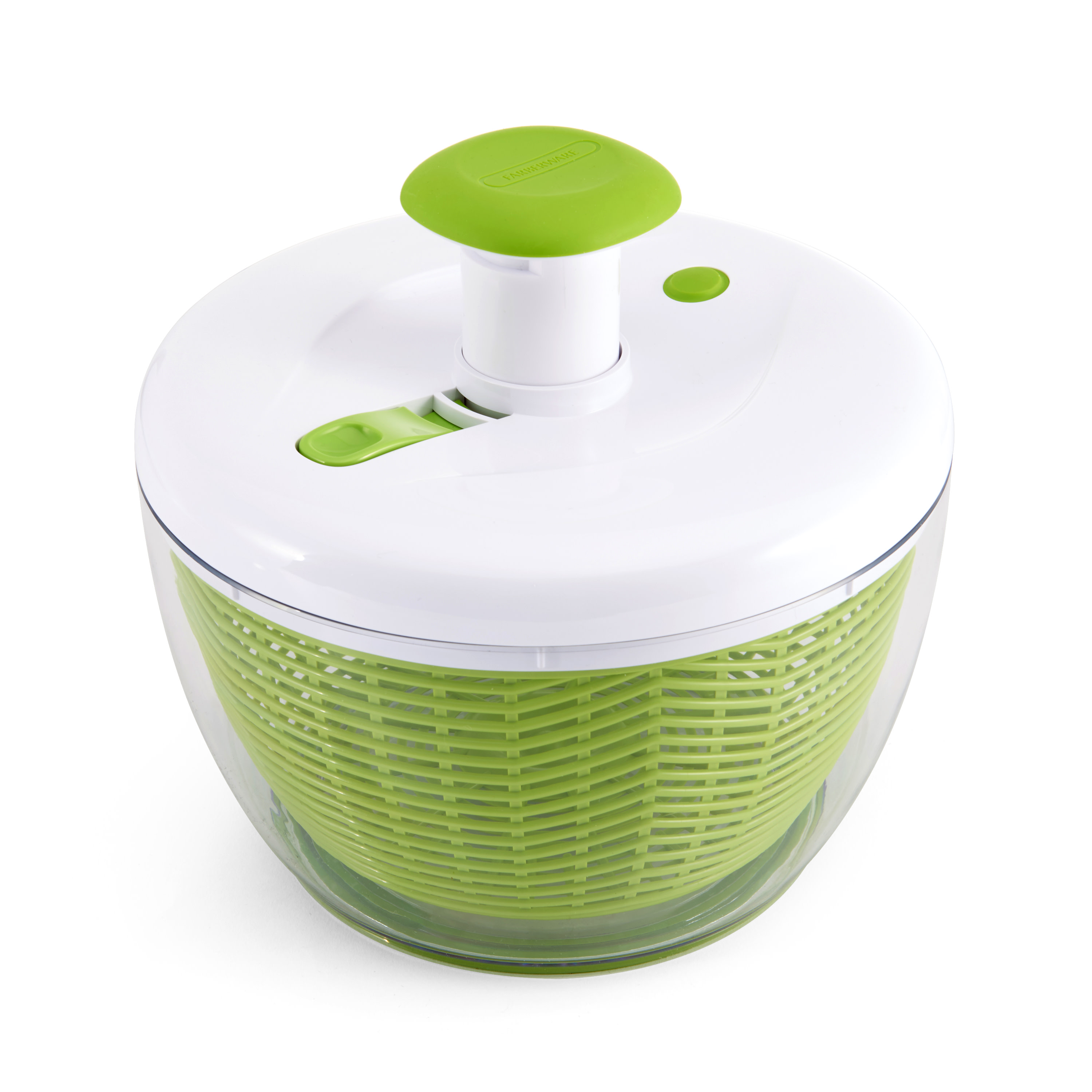Farberware Professional Plastic 2.4 lb Salad Spinner Green with White Lid - image 1 of 26
