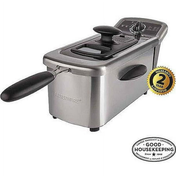 azteccc★4879+5859 Farberware Royalty 2.5L Deep Fryer, Stainless Steel