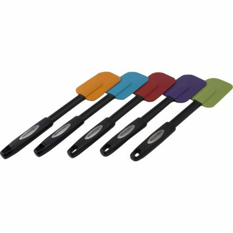 Farberware Silicone Scraper Spatula in Green, Orange, Purple, Red