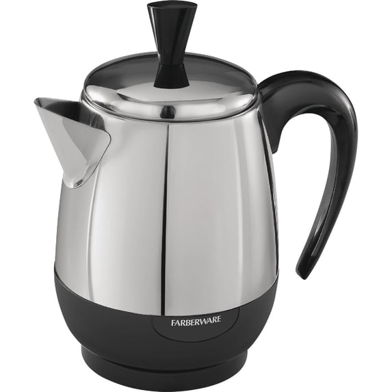 Farberware Silver 4-Cup Coffee Percolator
