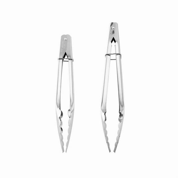 Farberware Silver Stainless Steel Locking Tongs