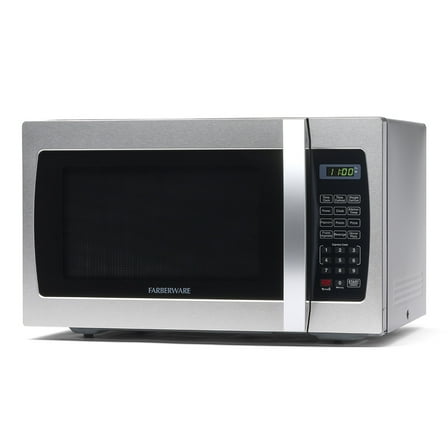 Farberware Smart Sensor Countertop Microwave Oven with LED Lighting & Child Lock, 1.3 Cu Ft