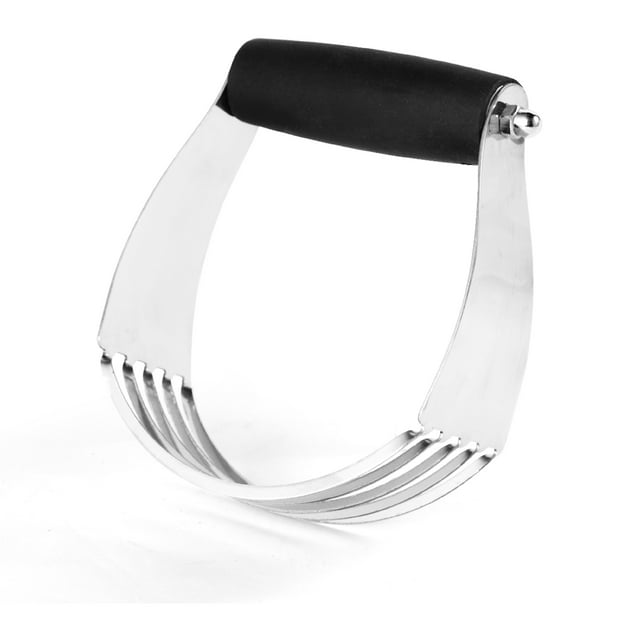 Farberware Soft Grips Pastry Blender with Stainless Steel Blades and Black Handle, Standard Size, Hand Wash