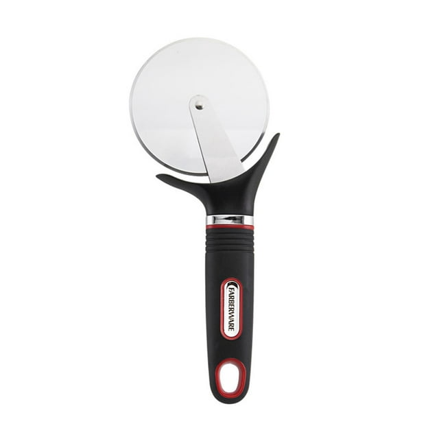 Farberware Soft Grips Pizza Cutter with Red and Black Handle