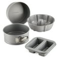 thumbnail interactive-video image 1 of Farberware Specialty Bakeware 4 Pcs Nonstick Pressure Cookware Set, Dishwasher Safe and Oven Safe to 450°F, Gray, 1 of 14