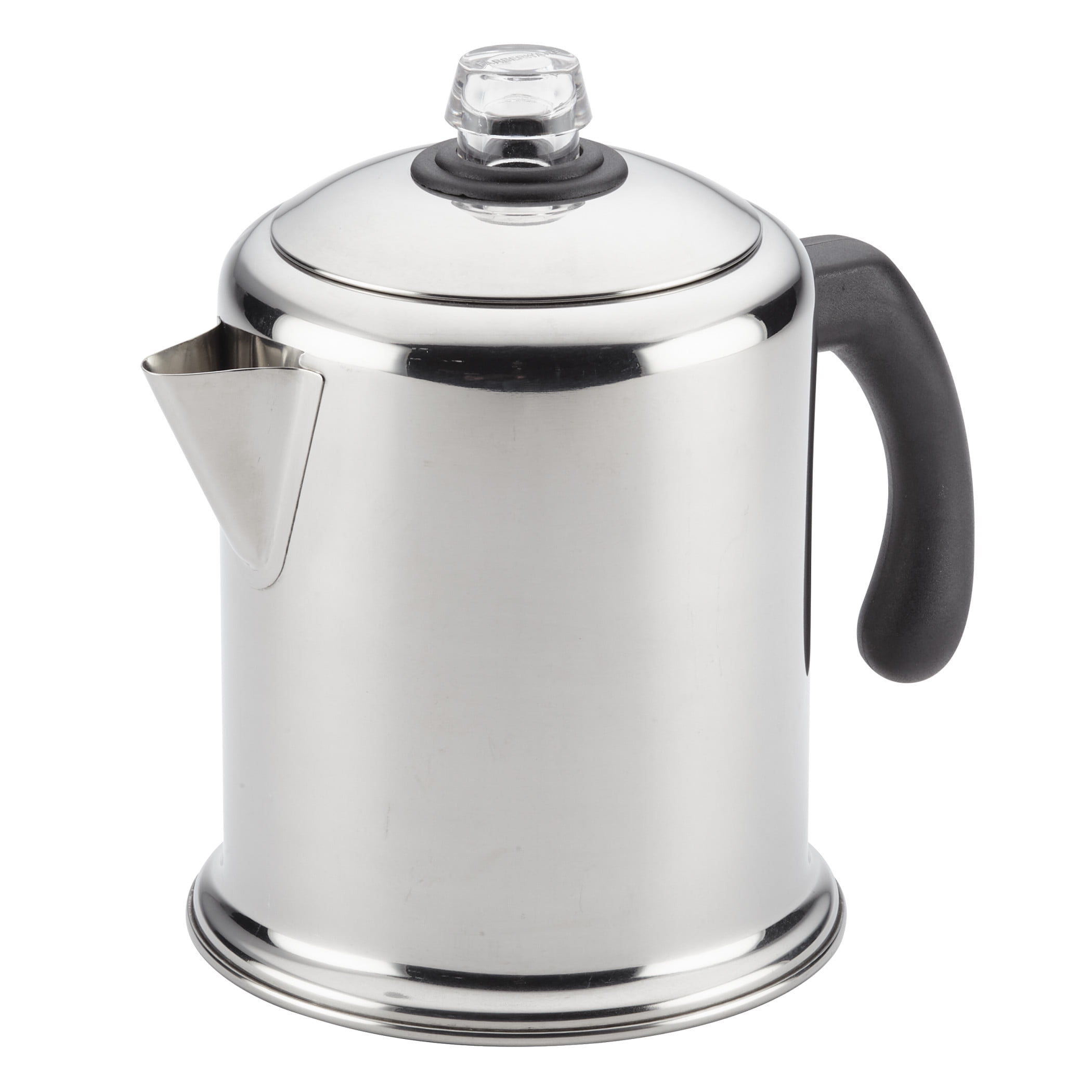 Mixpresso Stainless Steel Stovetop Coffee Percolator, Percolator Coffee Pot, Excellent for Camping Coffee Pot, 12 Cup Stainless Steel Coffee