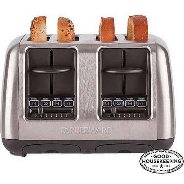 Farberware Stainless Steel 4 Slice Toaster