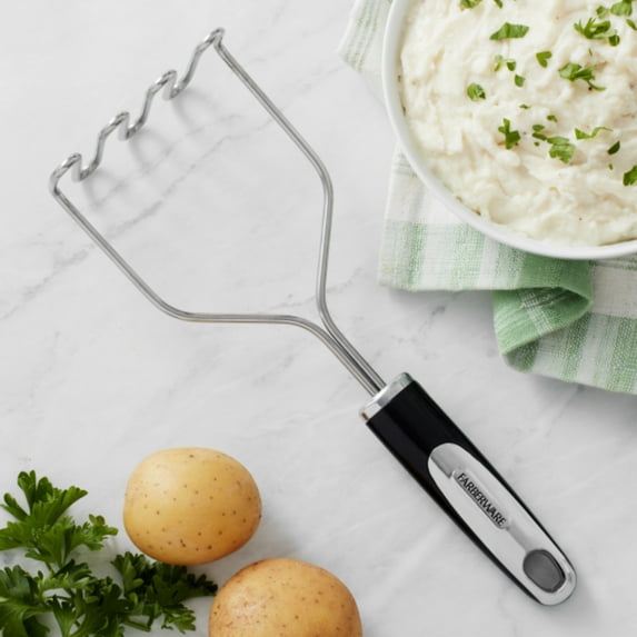 Farberware Stainless Steel Pro Black Potato Masher