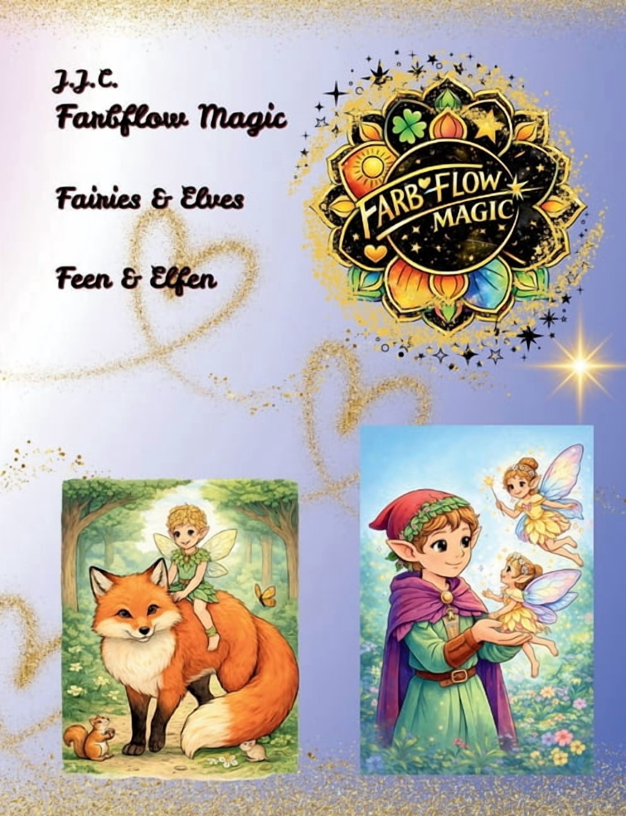 Farbflow Magic - Fairies & Elves: Elfen und Feen, (Paperback)