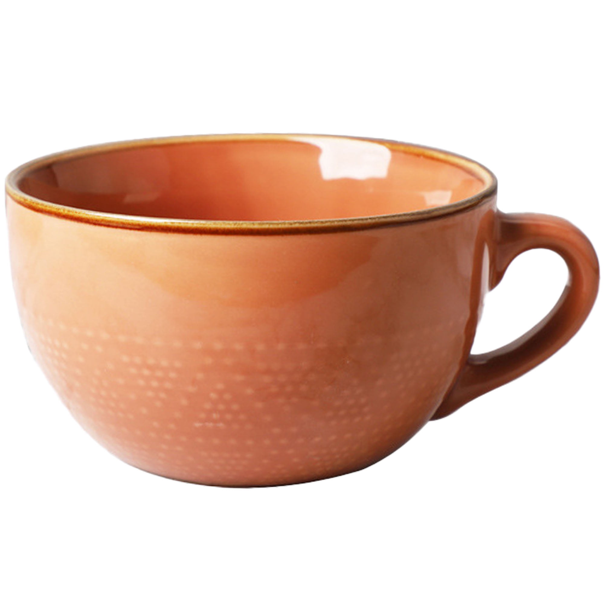 Farcauo Large Coffee Cup Ceramic Soup Mug with Handles 24 Ounce ...