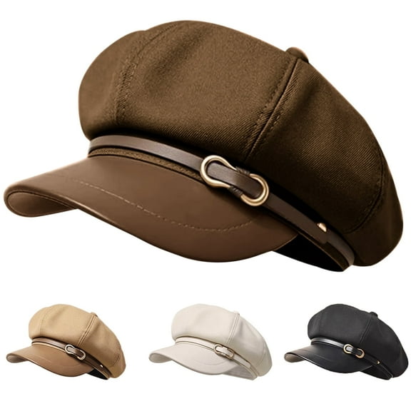Farcauo Newsboy Hats and Caps Women's Octagonal Beret for Women