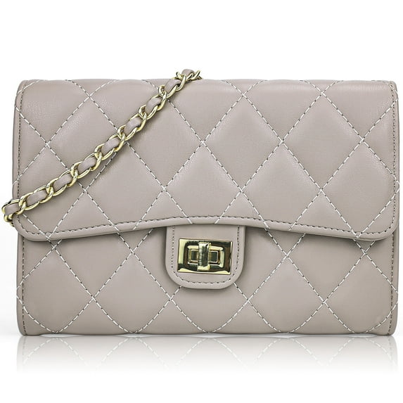 Farcauo Small Purses Women Quilted Crossbody Bag Clutch Satchel