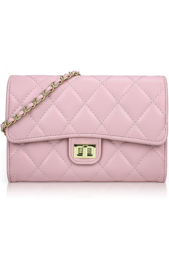 Small Purses Women Quilted Crossbody Bag Clutch Satchel