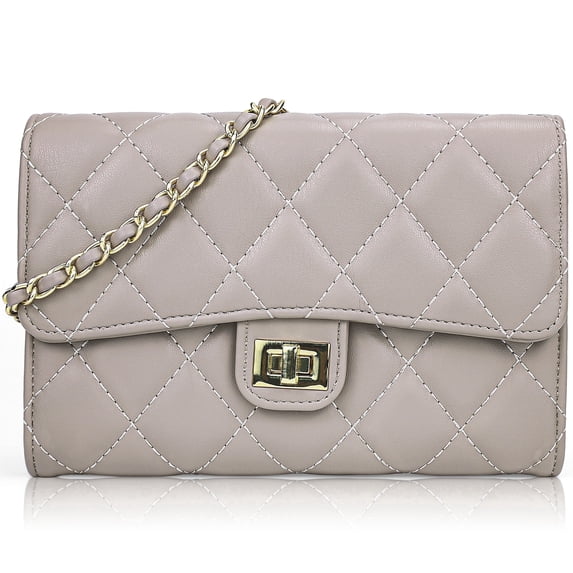 Farcauo Quilted Crossbody Bag for Ladies Small Purses Mini Trendy Clutch Satchel Ladies Shoulder Bag Womens Evening Purse
