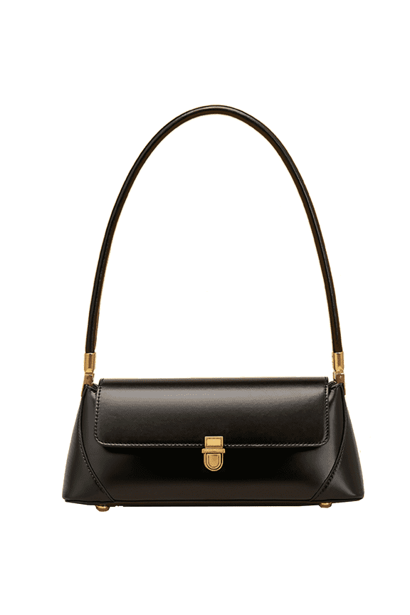 Shoulder Bag for Womens Small Purses for Women Vintage Black Pu Leather Handbags y2k Shoulder Purse With Zipper