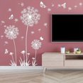 thumbnail image 1 of Farcauo Wall Decals Peel and Stick White Dandelion Flower Wall Decals for Bedroom Bathroom Living Dandelion Wall Stickers Large Floral Wall Stickers & Murals Vinyl Wall Art Room Door, 1 of 6
