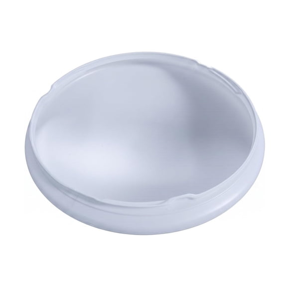 Fareti 10 Inch Plastic Ceiling Fan Globe Replacement, Shock-Resistant Light Cover Shade for Standard Fixtures, White, Easy Installation, Even Light Diffusion