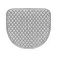 thumbnail image 1 of Fareti 18x17 Inch Curved Dining Chair Cushion with Non Slip Bottom Thickened Linen Like Fabric High Resilience Cotton Machine Washable for Home Office Seating Comfort, 1 of 8