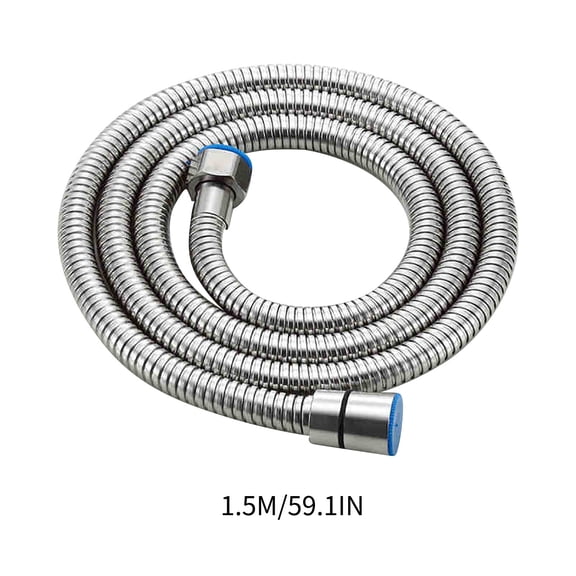 Fareti 304 Stainless Steel Shower Hose with Standard 1/2 Inch Connectors, Flexible Kink Free Bathroom Tube for Handheld Shower Head
