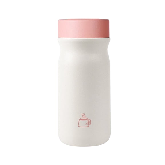 Fareti 320ml Mini Insulated Coffee Bottle,Stainless Steel Travel Mug Tea Cup for Adult, Office Car Outdoor Use