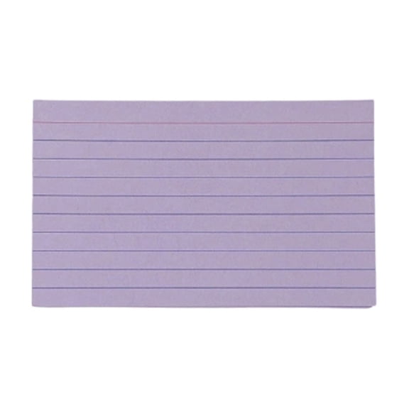 Fareti 3x5 Inch Thick Lined Index Cards, 50 Pack Colorful Study Note Cards for Office, Sturdy Paper for Writing Memorization