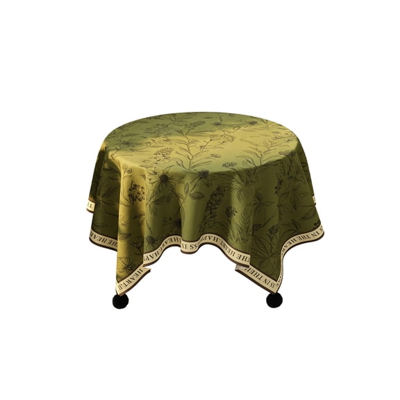 Fareti 40 Inch Round Tablecloth Wrinkle Resistant Stain Proof Fade Resistant Coffee Table Cover for Bedroom Living Room Dining Desk Decor