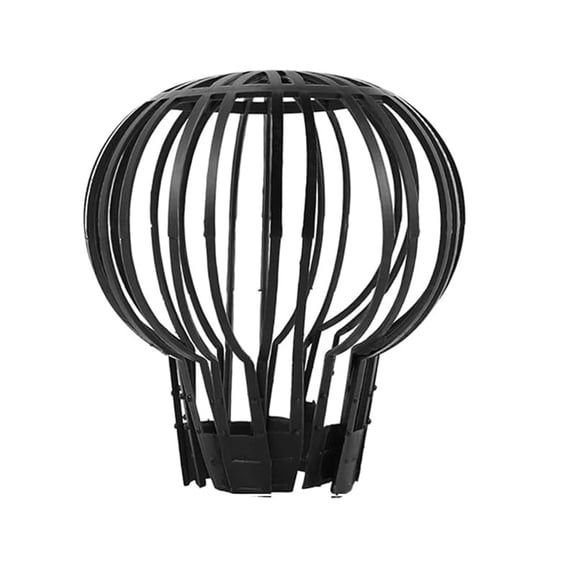 Fareti 5.5 Inch Plastic Round Floor Drain Filter Cover 360 Degree Mesh Debris Catcher for Gutter Pipe Outlet Anti Clogging Universal Snap on Design