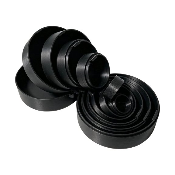 Fareti 6 Layer 3D Printed Nested Storage Boxes, Round Stackable Decorative Boxes for Small Items, Home Desktop Decor