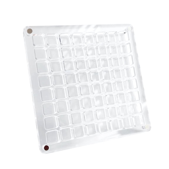 Fareti Acrylic Magnetic Seashell Display Box,Clear Sea Shell Display Box,Beach Magnet Storage Organizer Case for Seashell Diamond Beads, Transparent