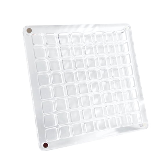 Fareti Acrylic Magnetic Seashell Display Box,Clear Sea Shell Display Box,Beach Magnet Storage Organizer Case for Seashell Diamond Beads, Transparent