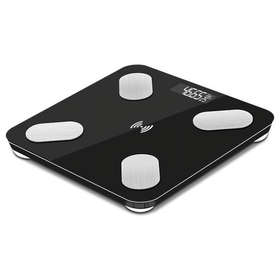 Fareti Bluetooth Body Fat Scale Smart Digital Weight Scale Electronic BMI Health Monitor with App Sync for Home Gym 10.24x10.24in