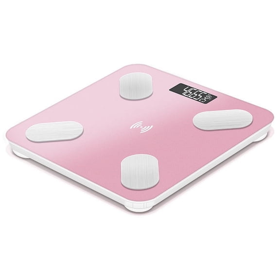 Fareti Bluetooth Body Fat Scale Smart Digital Weight Scale Electronic BMI Health Monitor with App Sync for Home Gym 10.24x10.24in