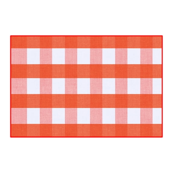 Fareti Buffalo Plaid Outdoor Rug 15.7" x 23.6" Area Rug Halloween Washable Doormats Fall Indoor Outdoor Rugs for Layered Front Door Mats, Porch, Entryway, Kitchen, Farmhouse