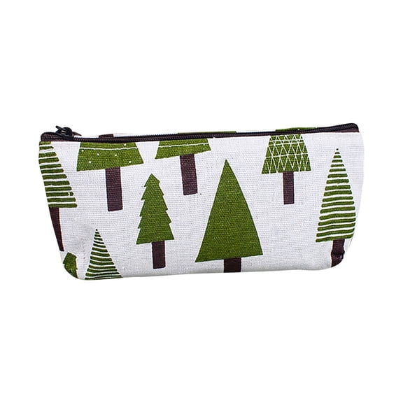 Fareti Canvas Makeup Bags, Small Cosmetic Pouches for Purse with Zipper Multi Functional Toiletry Travel Case Organizer for Women Gift