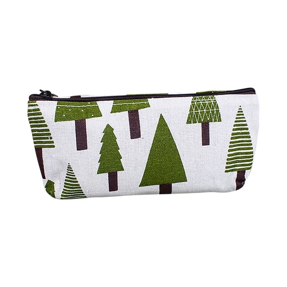 Fareti Canvas Makeup Bags, Small Cosmetic Pouches for Purse with Zipper Multi Functional Toiletry Travel Case Organizer for Women Gift