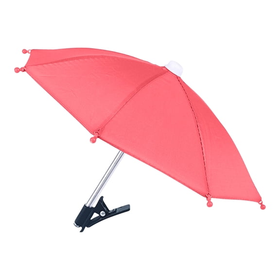 Fareti Cell Phone Umbrella Clip, Outdoor Phone Sun Shade Shield with Flexible Angle Design, Car Navigation Shade Visor, Rain Protector Umbrella