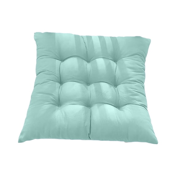 Fareti Chair Seat Pad, Chair Cushion, 2-Piece, 15.75" x 15.75", Light Blue