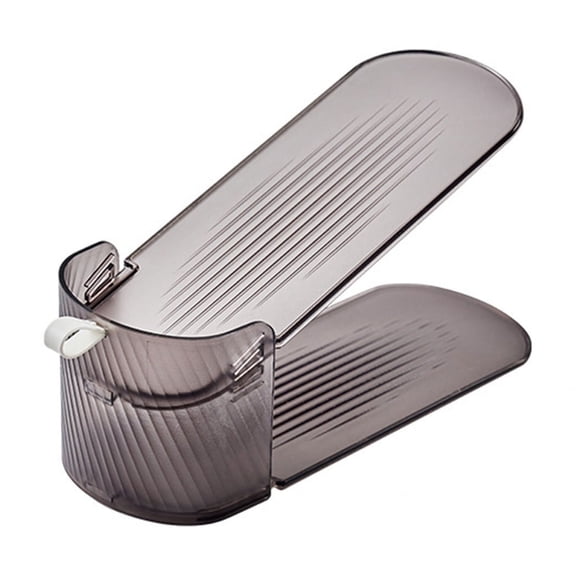 Fareti Clear Shoe Slots Organizer, Adjustable Height Shoe Stackers For A Pair Of Shoes, Shoe Rack Storage Save Space Saver, Easy To Assemble Shoe Hold Shoe Organizer
