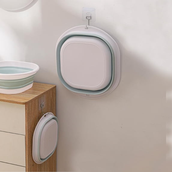 Fareti Collapsible Wash Basin Set, Foldable Dish Tub, Small Medium Portable Sink for Kitchen, Camping, RV, Laundry, Plastic Washbasin