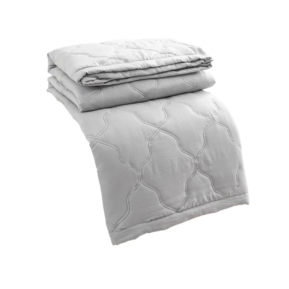 Fareti Cool Summer Quilt 39.37x59 Inch, Lightweight Air Conditioner Blanket, Super Soft Polyester Coverlet for Hot Sleepers, Refreshable All Season Thin Quilt