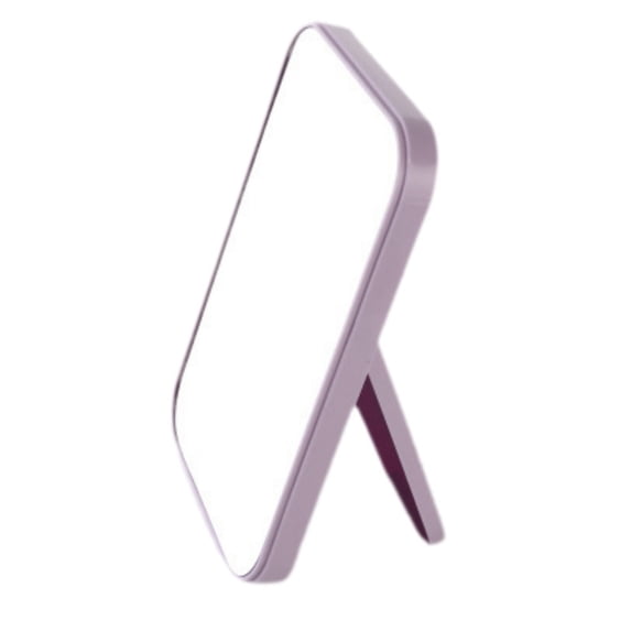 Fareti Desktop Foldable Makeup Mirror Simple Portable Princess Mirror Square Makeup Mirror Small Mirror with Stand for Women