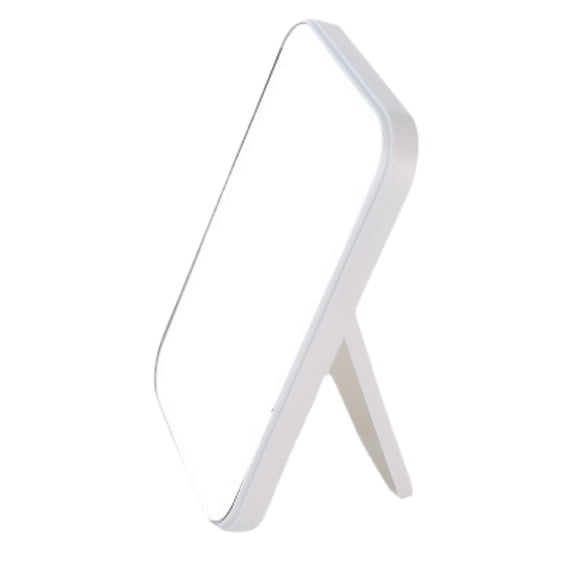 Fareti Desktop Foldable Makeup Mirror Simple Portable Princess Mirror Square Makeup Mirror Small Mirror with Stand for Women