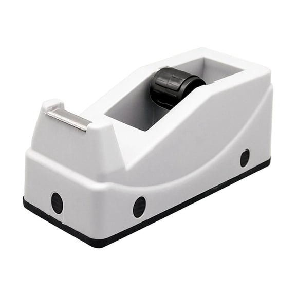 Fareti Desktop Tape Dispenser Holder, Tape Roll Dispenser Desk Tape Dispenser with Weighted Non-Skid Base for Office Home, Maximum Width of 30mm Tape