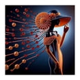 thumbnail image 1 of Fareti Elegant Lady DIY Rhinestone Art Kit 30x6x1.5 Inch, Full Drill Diamond Painting on Canvas with Female Figure Pattern, Home Wall Decor Craft Set, 1 of 5