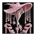 thumbnail image 1 of Fareti Elegant Lady DIY Rhinestone Art Kit 30x6x1.5 Inch, Full Drill Diamond Painting on Canvas with Female Figure Pattern, Home Wall Decor Craft Set, 1 of 5
