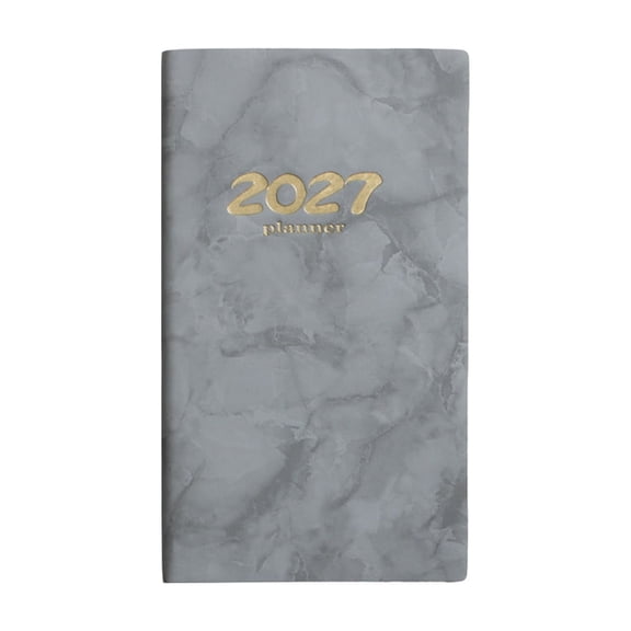 Fareti English Daily Planner 365 Days, Portable Notebook Journal Calendar for Yearly Goal Tracking