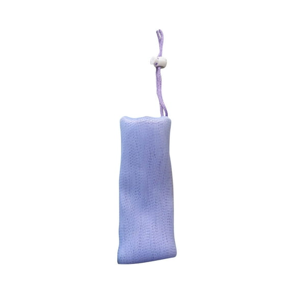 Fareti Exfoliating Mesh Soap Pouch Double Layer Thicken Foam Net Soap Saver Sack Drawstring Holder Bags Bubble Mesh Bags