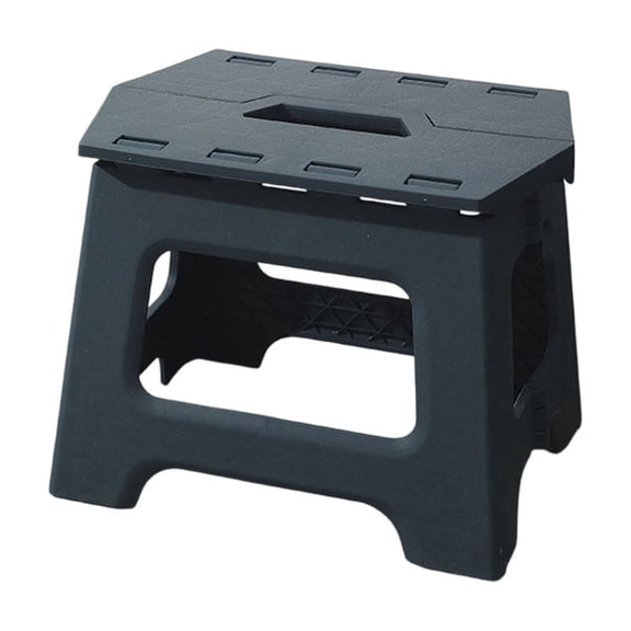 Fareti Folding Plastic Step Stool, Heavy Duty Portable Non-Slide Seat for Adults, Home Camping Outdoor Use