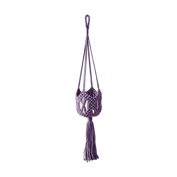 Fareti Hanging Planter with Patterns, Macrame Plant Hangers Indoor Macrame for up to 8 inch Pot Crochet Boho Plant Hanger Holder for Indoor Outdoor